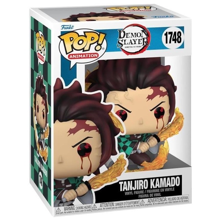 Figurine Funko Pop! Animation : Demon Slayer – Tanjiro Kamado 1748 Figurine Funko Pop! Animation : Demon Slayer – Tanjiro Kamado 1748