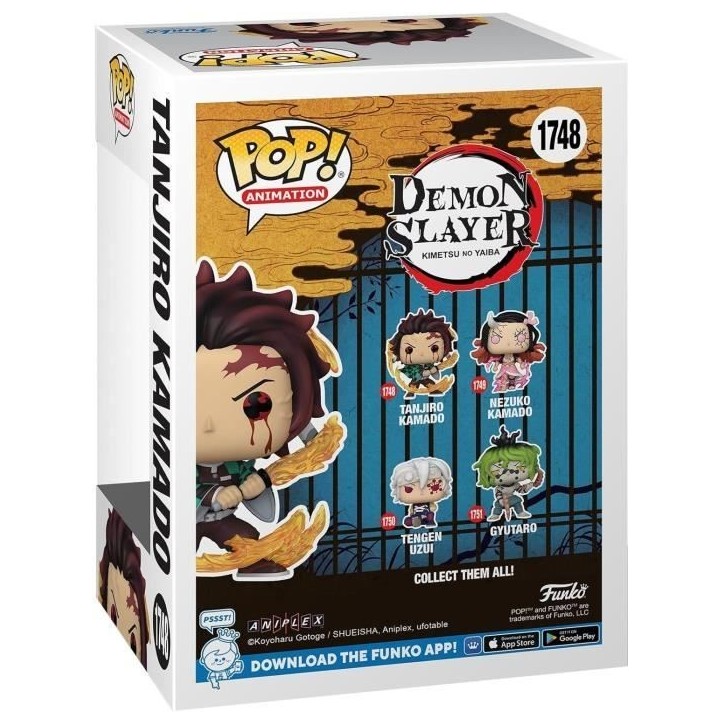 Figurine Funko Pop! Animation : Demon Slayer – Tanjiro Kamado 1748 Figurine Funko Pop! Animation : Demon Slayer – Tanjiro Kamado 1748