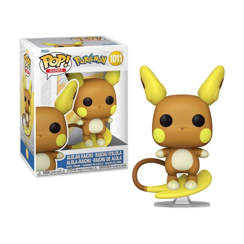 Figurine Funko Pop! - FUNKO - Raichu (Alolan) - 9 cm - Multicolore - a