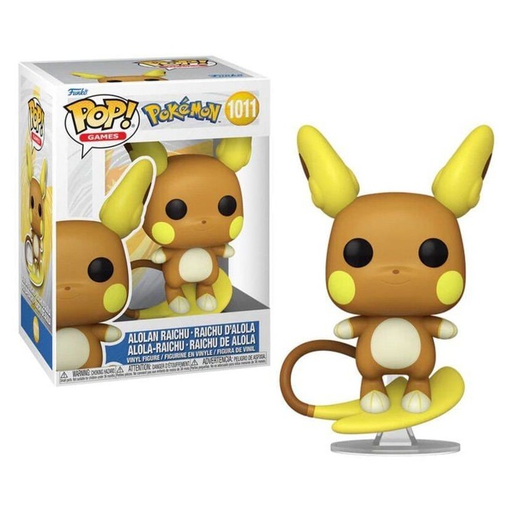 Figurine Funko Pop! - FUNKO - Raichu (Alolan) - 9 cm - Multicolore - a partir de 3 ans Figurine Funko Pop! - FUNKO - Raichu (Alolan) - 9 cm - Multicolore - a partir de 3 ans