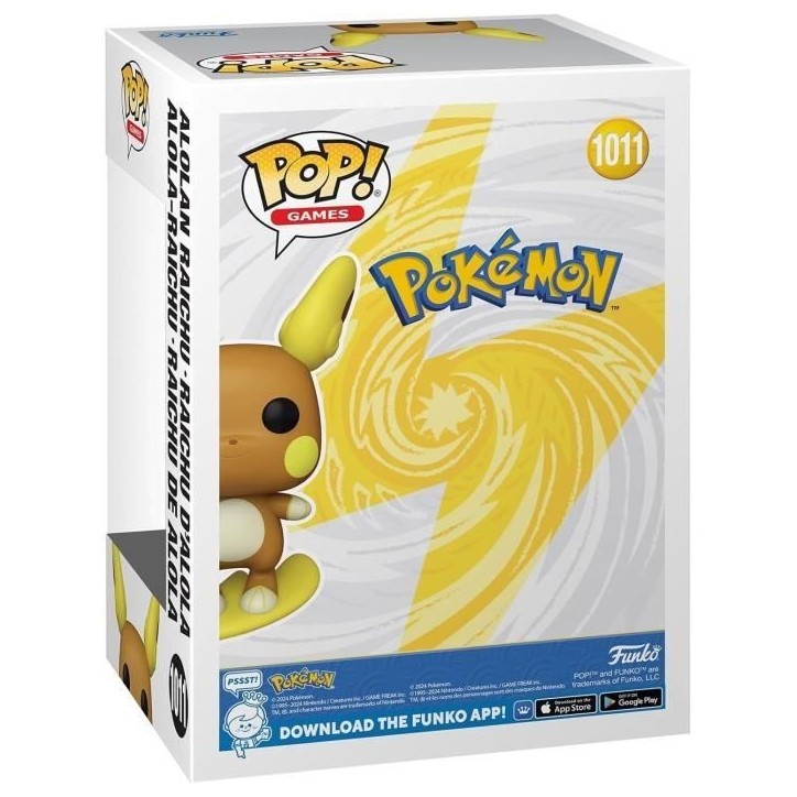 Figurine Funko Pop! - FUNKO - Raichu (Alolan) - 9 cm - Multicolore - a partir de 3 ans Figurine Funko Pop! - FUNKO - Raichu (Alolan) - 9 cm - Multicolore - a partir de 3 ans