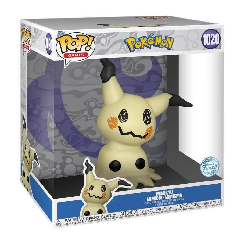 Figurine Funko Pop! Jumbo Games : Pokémon – Mimikyu 1020 Figurine Funko Pop! Jumbo Games : Pokémon – Mimikyu 1020