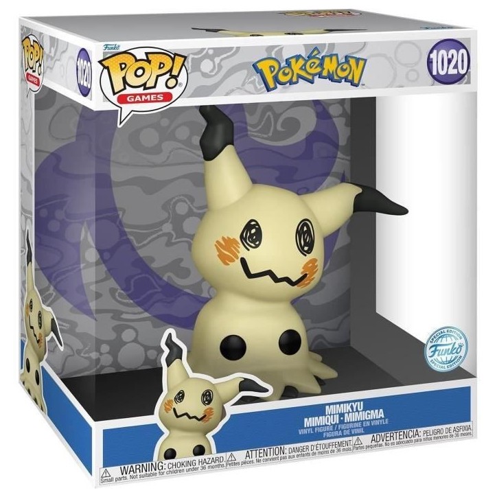 Figurine Funko Pop! Jumbo Games : Pokémon – Mimikyu 1020 Figurine Funko Pop! Jumbo Games : Pokémon – Mimikyu 1020