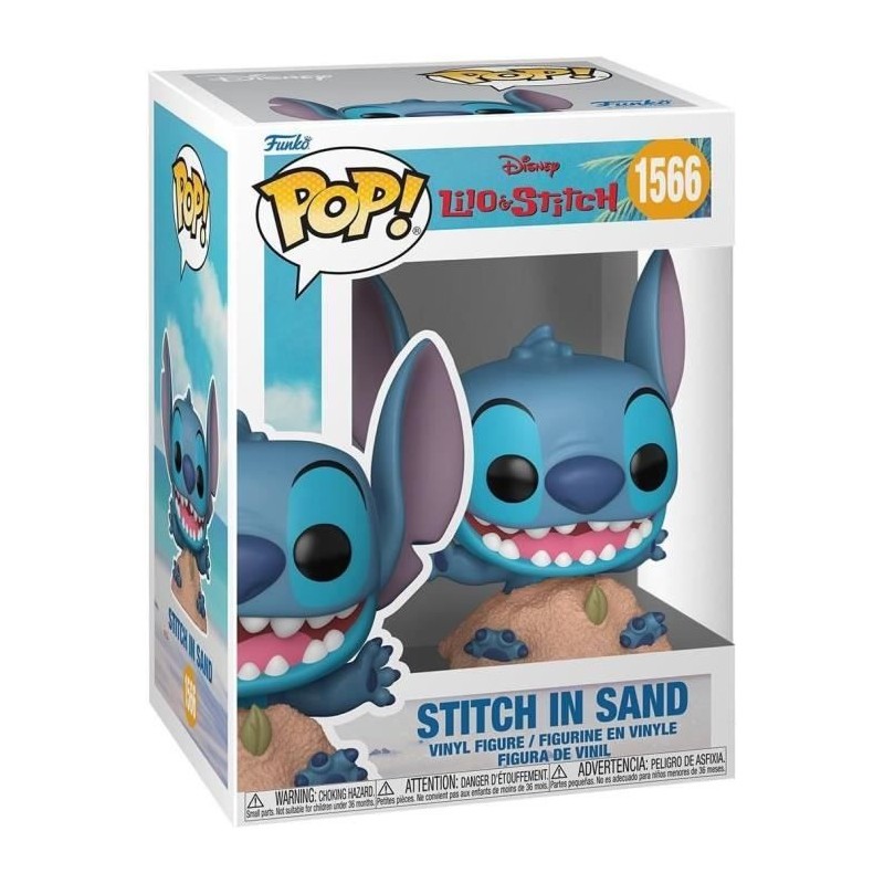 Figurine Funko Pop! Disney : Lilo et Stitch – Stitch in Sand 1566 Figurine Funko Pop! Disney : Lilo et Stitch – Stitch in Sand 1566