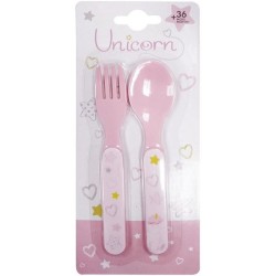 Lot Vaisselle Licorne pour Enfant - FUN HOUSE - 006319 - 2 Assiettes,