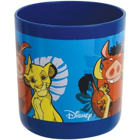 Lot Vaisselle Disney Le Roi Lion - FUN HOUSE - 006360 - Verre, Assiette Creuse, Assiette Plate, Mug, Gourde, Boîte Goûter Couv