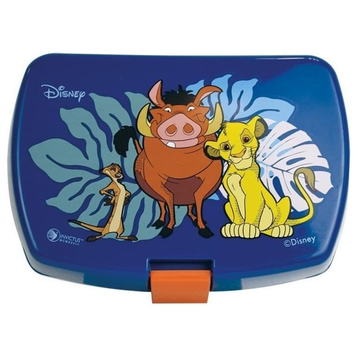 Lot Vaisselle Disney Le Roi Lion - FUN HOUSE - 006360 - Verre, Assiette Creuse, Assiette Plate, Mug, Gourde, Boîte Goûter Couv
