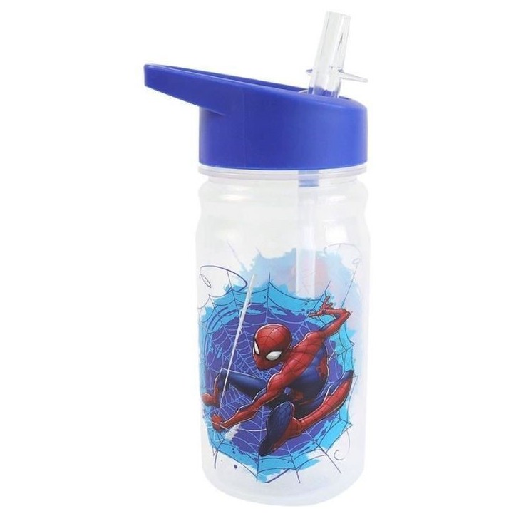 Lot vaisselle - FUN HOUSE - SPIDERMAN - Verre, assiette Ø22 cm et Ø16 cm, couverts, gourde et boite goûter Lot vaisselle - FUN HOUSE - SPIDERMAN - Verre, assiette Ø22 cm et Ø16 cm, couverts, gourde et boite goûter