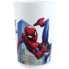 Lot vaisselle - FUN HOUSE - SPIDERMAN - Verre, assiette Ø22 cm et Ø1