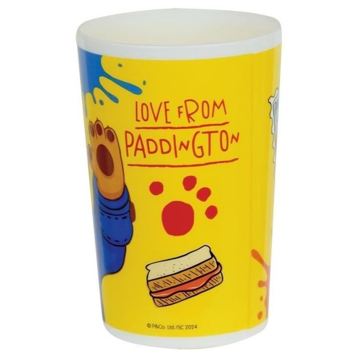 Lot vaisselle réutilisable - FUN HOUSE - PADDINGTON - Assiette, Assiette creuse, Verre, Gourde et boite a goûter