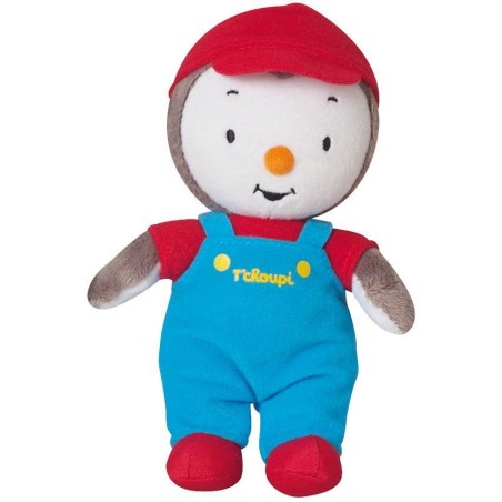 Lot vaisselle - FUN HOUSE - T'CHOUPI - 2 assiettes creuses Ø 16 cm, boîte a goûter, gourde paille et peluche 18 cm