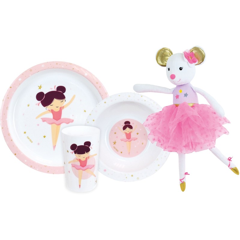Lot vaisselle - FUN HOUSE - DANSEUSE BALLERINE - Assiette creuse Ø16