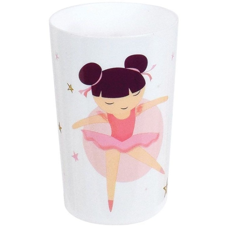 Lot vaisselle - FUN HOUSE - DANSEUSE BALLERINE - Assiette creuse Ø16 cm, plate Ø22 cm, verre 220 ml et peluche musicale 40 cm Lot vaisselle - FUN HOUSE - DANSEUSE BALLERINE - Assiette creuse Ø16 cm, plate Ø22 cm, verre 220 ml et peluche musicale 40 cm