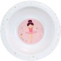 Lot vaisselle - FUN HOUSE - DANSEUSE BALLERINE - Assiette creuse Ø16 cm, plate Ø22 cm, verre 220 ml et peluche musicale 40 cm