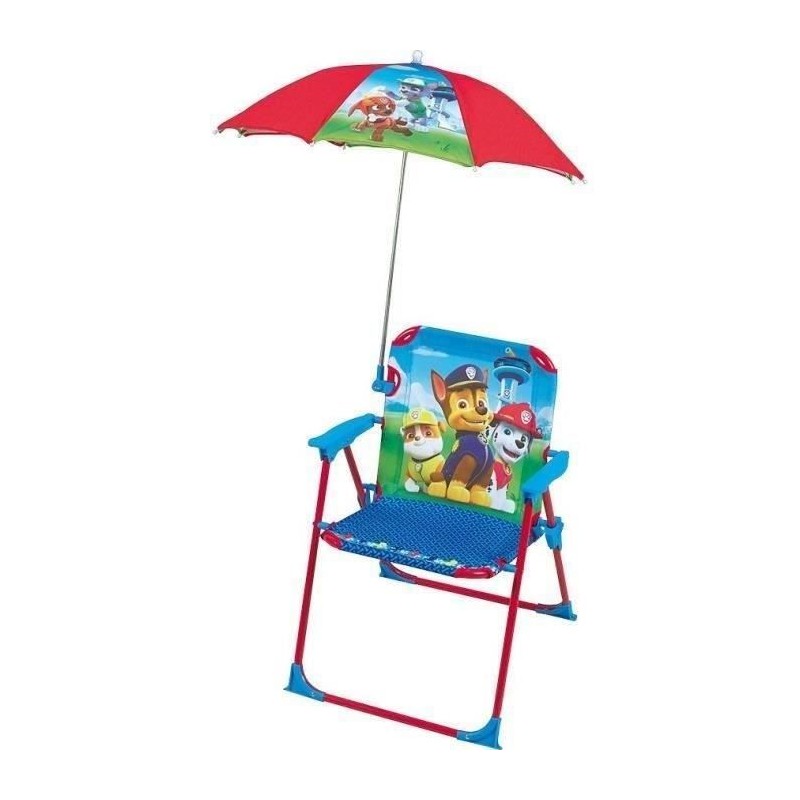 Chaise parasol Pat Patrouille pour enfant - Fun House Chaise parasol Pat Patrouille pour enfant - Fun House