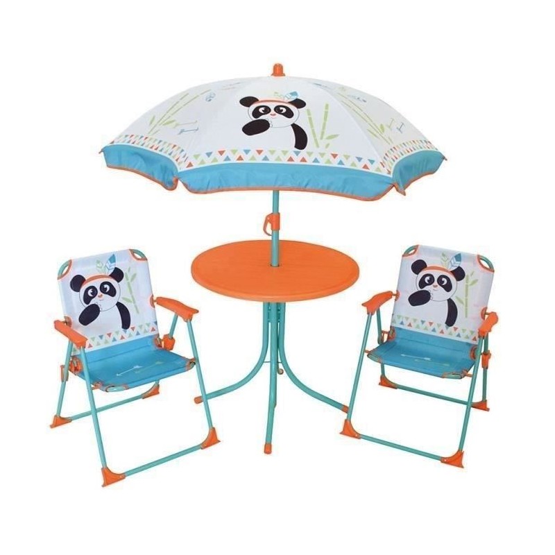 FUN HOUSE 713095 INDIAN PANDA Salon de jardin avec une table, 2 chaise FUN HOUSE 713095 INDIAN PANDA Salon de jardin avec une table, 2 chaise