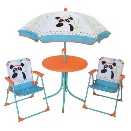 FUN HOUSE 713095 INDIAN PANDA Salon de jardin avec une table, 2 chaise