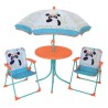 FUN HOUSE 713095 INDIAN PANDA Salon de jardin avec une table, 2 chaise