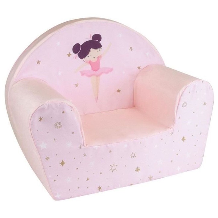 Fauteuil club Danseuse Ballerine pour enfant - FUN HOUSE - l.52 x P.33 x H.42 cm - Rose Fauteuil club Danseuse Ballerine pour enfant - FUN HOUSE - l.52 x P.33 x H.42 cm - Rose