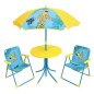 Salon de jardin pour enfants - FUN HOUSE - MARSUPILAMI - Jaune - 2 chaises pliantes - Parasol Salon de jardin pour enfants - FUN HOUSE - MARSUPILAMI - Jaune - 2 chaises pliantes - Parasol
