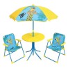 Salon de jardin pour enfants - FUN HOUSE - MARSUPILAMI - Jaune - 2 cha
