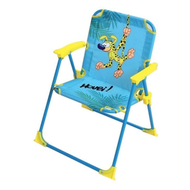 Salon de jardin pour enfants - FUN HOUSE - MARSUPILAMI - Jaune - 2 chaises pliantes - Parasol Salon de jardin pour enfants - FUN HOUSE - MARSUPILAMI - Jaune - 2 chaises pliantes - Parasol