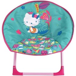 Siege lune pliant pour enfant - FUN HOUSE - HELLO KITTY - Dimensions H