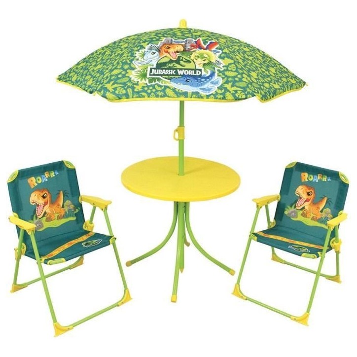 Salon de jardin dinosaures - FUN HOUSE - Jurassic World - Pour enfant Salon de jardin dinosaures - FUN HOUSE - Jurassic World - Pour enfant