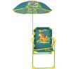 FUN HOUSE JURASSIC WORLD Chaise pliante de camping dinosaures - H.38.5