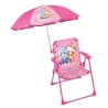 Chaise pliante de camping PAT'PATROUILLE Stella Everest avec parasol