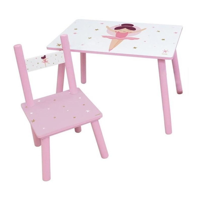 FUN HOUSE Danseuse Ballerine Table H 41,5 cm x l 61 cm x P 42 cm avec FUN HOUSE Danseuse Ballerine Table H 41,5 cm x l 61 cm x P 42 cm avec