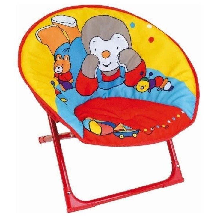 Siege lune T'Choupi pliable pour enfant - FUN HOUSE