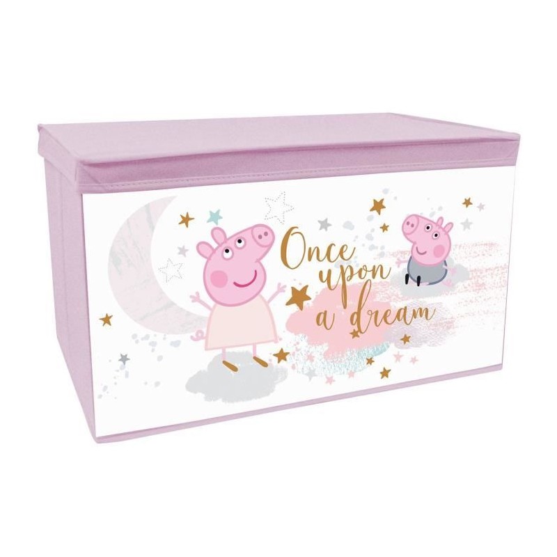 FUN HOUSE Peppa Pig Coffre a jouets - Pliable - 55,5 x 34,5 x 34 cm - FUN HOUSE Peppa Pig Coffre a jouets - Pliable - 55,5 x 34,5 x 34 cm -