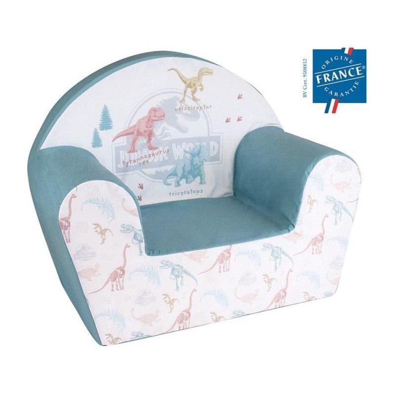 Fauteuil Club dinosaures - FUN HOUSE - Jurassic World - Pour enfant - Fauteuil Club dinosaures - FUN HOUSE - Jurassic World - Pour enfant -