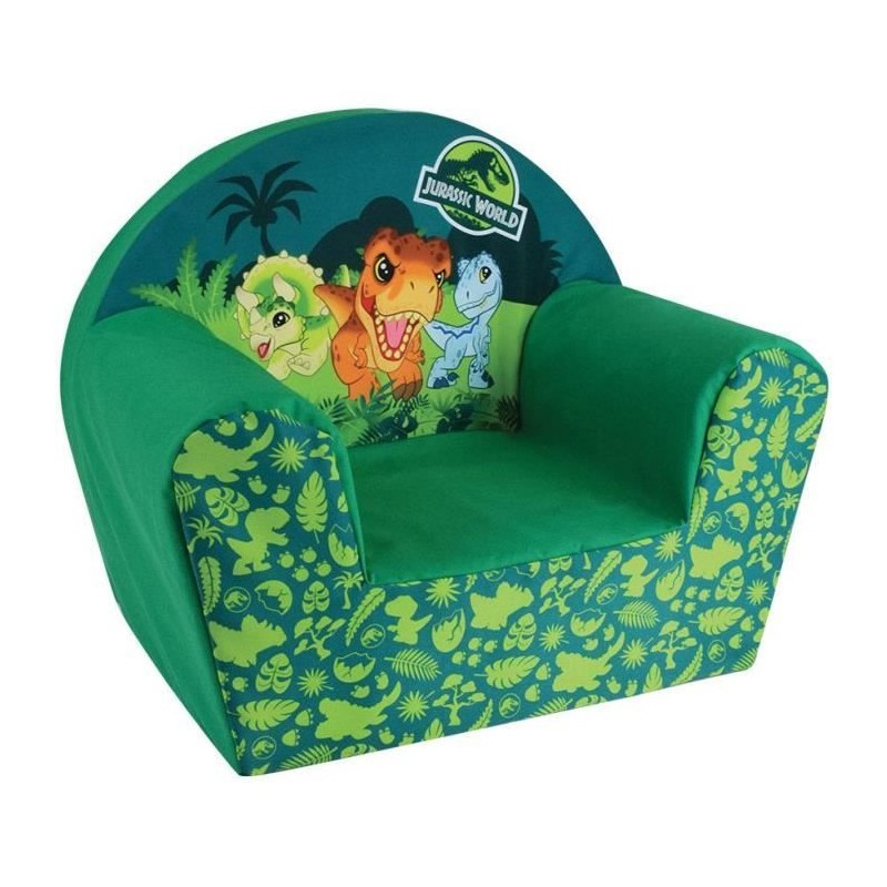 Fauteuil Club dinosaures - FUN HOUSE - Jurassic World - Pour enfant - Fauteuil Club dinosaures - FUN HOUSE - Jurassic World - Pour enfant -