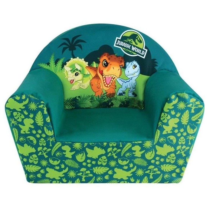 Fauteuil Club dinosaures - FUN HOUSE - Jurassic World - Pour enfant - l.52 x P.33 x H.42 cm Fauteuil Club dinosaures - FUN HOUSE - Jurassic World - Pour enfant - l.52 x P.33 x H.42 cm