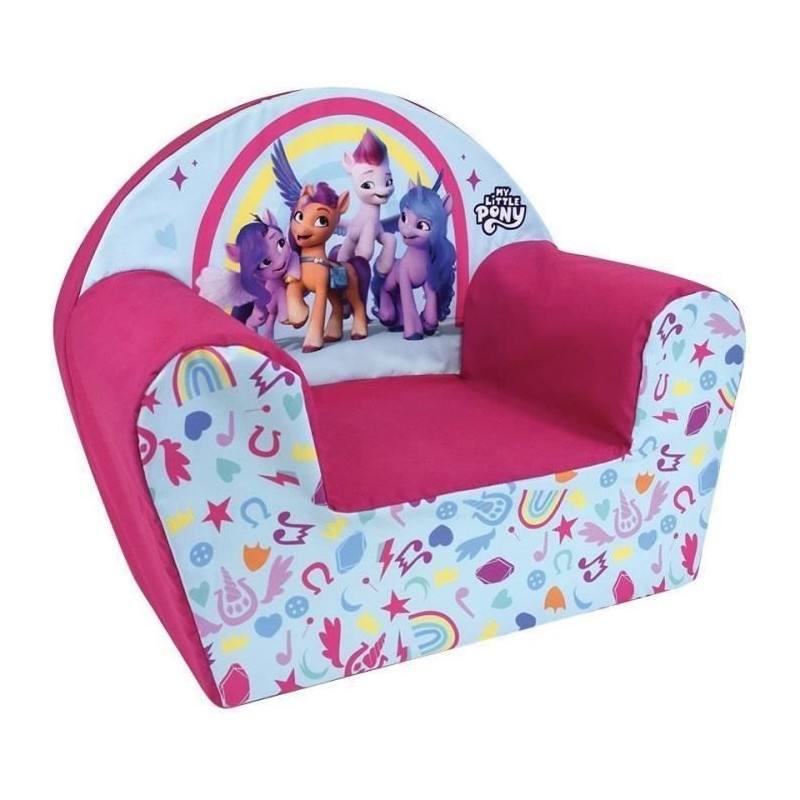 Fauteuil club Zipp Sunny Pipp Izz MY LITTLE PONY - Fun House - L.52 x Fauteuil club Zipp Sunny Pipp Izz MY LITTLE PONY - Fun House - L.52 x