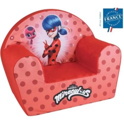 Fauteuil club Lady Bug - FUN HOUSE - Plush - Pour enfant - l.52 x P.33