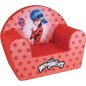 Fauteuil club Lady Bug - FUN HOUSE - Plush - Pour enfant - l.52 x P.33 x H.42 cm - Origine France garantie Fauteuil club Lady Bug - FUN HOUSE - Plush - Pour enfant - l.52 x P.33 x H.42 cm - Origine France garantie