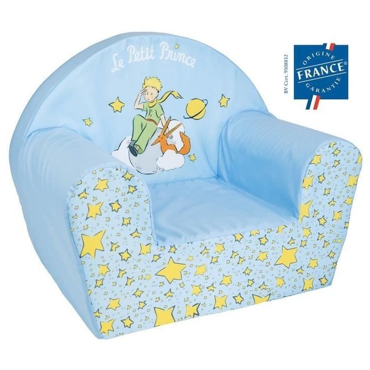 Fauteuil club enfant - LE PETIT PRINCE - FUN HOUSE - Origine France - 52 x 33 x 42 cm Fauteuil club enfant - LE PETIT PRINCE - FUN HOUSE - Origine France - 52 x 33 x 42 cm