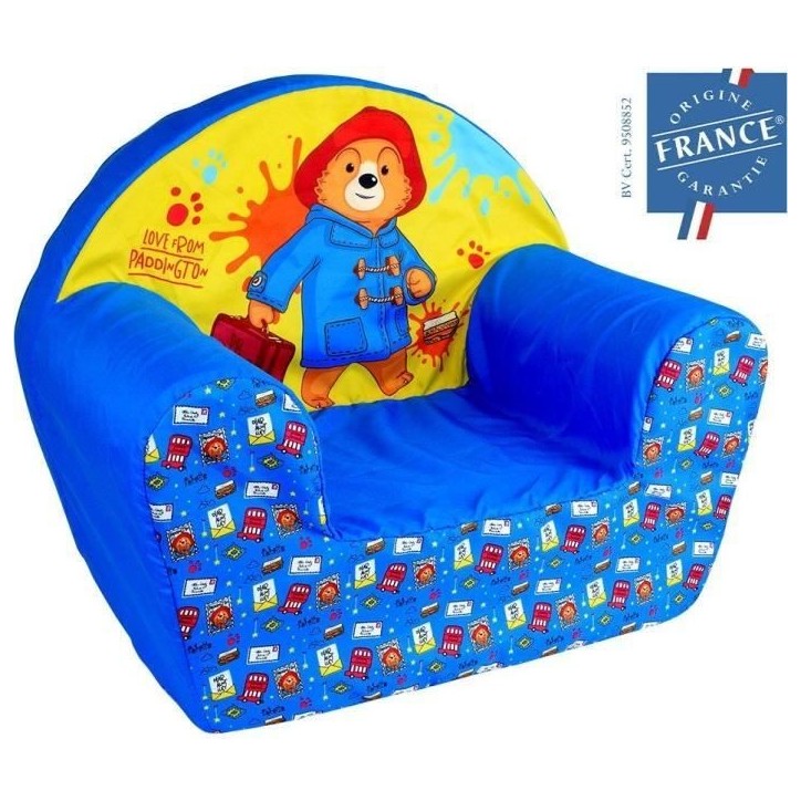 Fauteuil club enfant - PADDINGTON - FUN HOUSE - Origine France - 52 x 33 x 42 cm Fauteuil club enfant - PADDINGTON - FUN HOUSE - Origine France - 52 x 33 x 42 cm