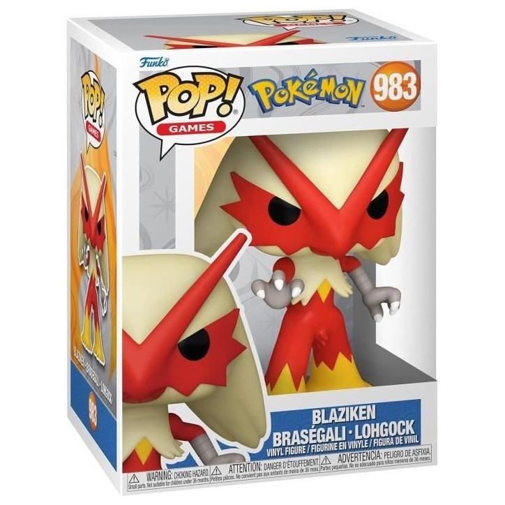 Figurine Funko Pop! Games : Pokémon – Blaziken 983 Figurine Funko Pop! Games : Pokémon – Blaziken 983