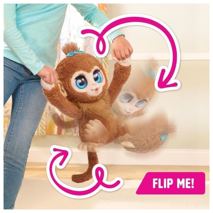 Jouet interactif - FURREAL FRIENDS - Peanut le Singe - Plus de 100 réactions, marche, équilibre et câlins Jouet interactif - FURREAL FRIENDS - Peanut le Singe - Plus de 100 réactions, marche, équilibre et câlins