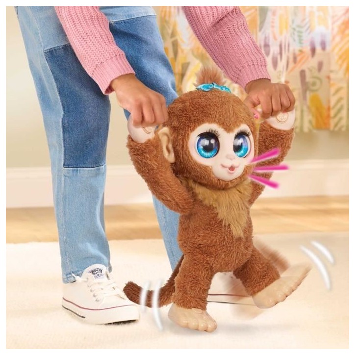 Jouet interactif - FURREAL FRIENDS - Peanut le Singe - Plus de 100 réactions, marche, équilibre et câlins Jouet interactif - FURREAL FRIENDS - Peanut le Singe - Plus de 100 réactions, marche, équilibre et câlins