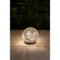Sphere solaire GALIX - Effet verre brisé - Ø 10 cm - 15 LED blanches