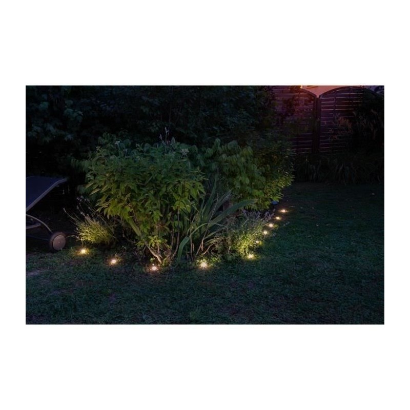 Guirlande solaire a planter 10 LED blanches - GALIX - 5m - 0,5W - 100