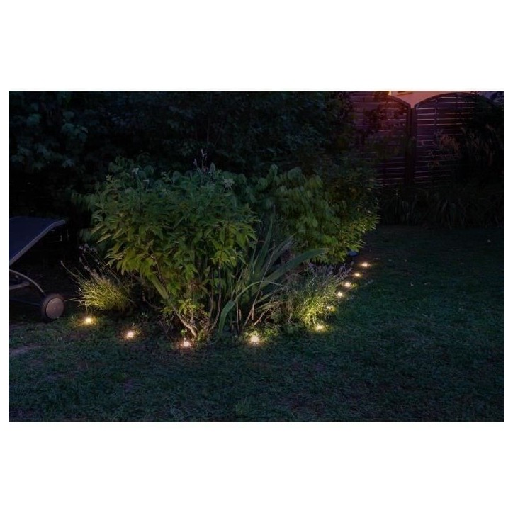 Guirlande solaire a planter 10 LED blanches - GALIX - 5m - 0,5W - 100 Lumens - 8h d'éclairage Guirlande solaire a planter 10 LED blanches - GALIX - 5m - 0,5W - 100 Lumens - 8h d'éclairage