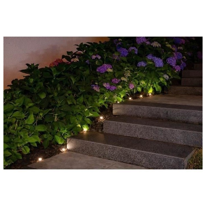Guirlande solaire a planter 10 LED blanches - GALIX - 5m - 0,5W - 100 Lumens - 8h d'éclairage Guirlande solaire a planter 10 LED blanches - GALIX - 5m - 0,5W - 100 Lumens - 8h d'éclairage