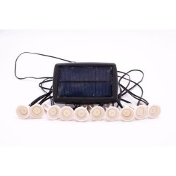 Guirlande solaire a planter 10 LED blanches - GALIX - 5m - 0,5W - 100