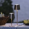 Lampe a poser d'extérieur - BRILLIANT - XAANA - Rechargeable - Cuivre